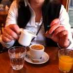 Cortado with the trimmings