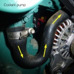 #3 Bottom coolant pump (output)