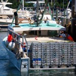A large lobster fishing boat