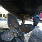 Brass strut should be straight 