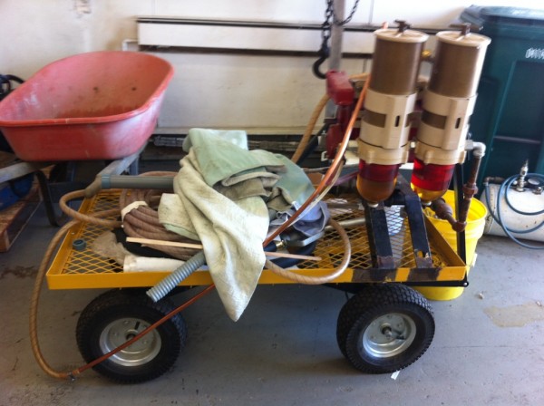 Yard's mobile fuel polisher