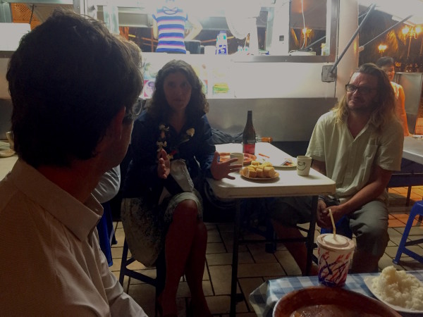 Magda and Tim from Belafonte at Les Roulottes