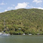 Two Fish on her mooring